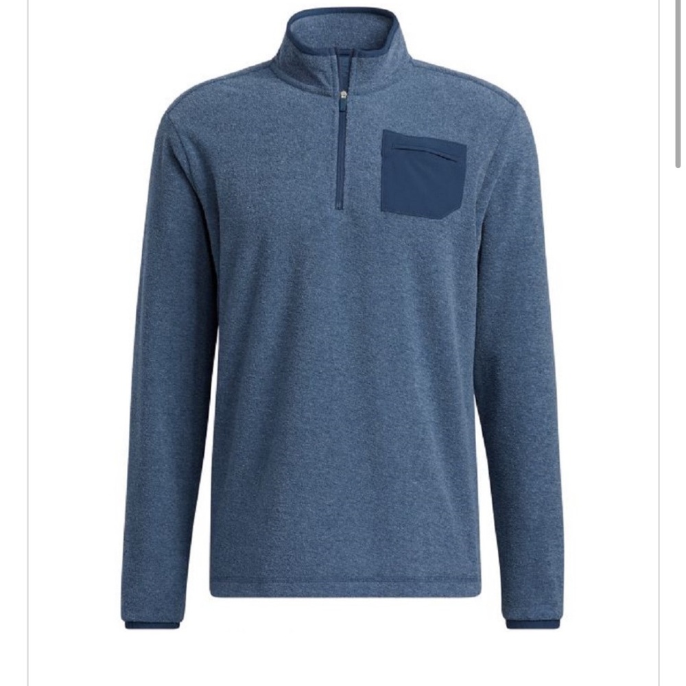 Men's Adidas Primegreen Pocket 1/4 Zip Crew Navy